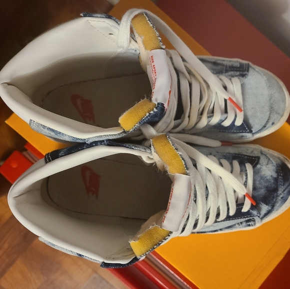 Wmns Blazer Mid '77 'Washed Denim' - Picture 4 of 7